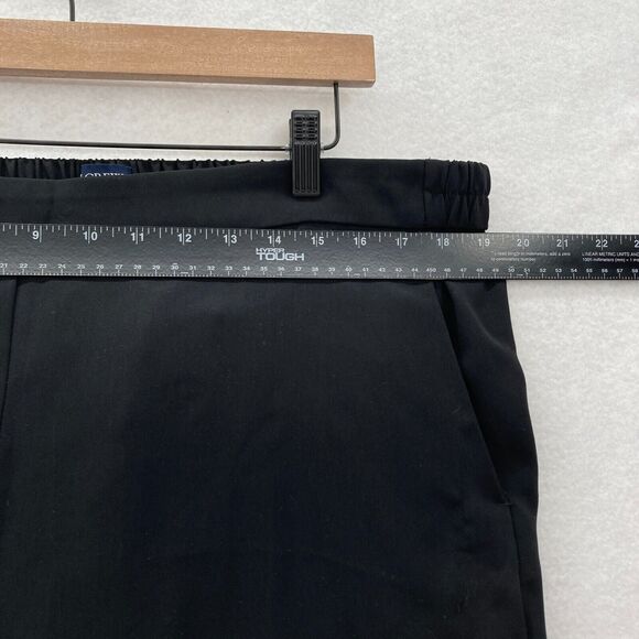 J.Crew Jamie Ankle Pants Women's Plus 18 Pull On Tapered Black Stretch Fabric‎ - Picture 7 of 13